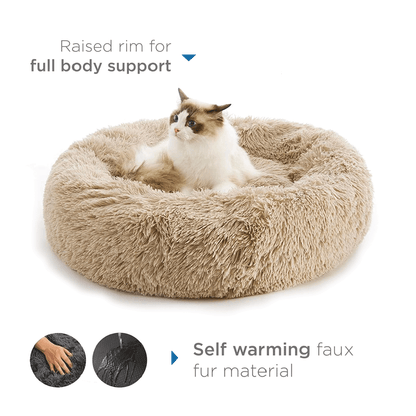 PetsoBeds™ Coffee / S (50 cm) Calming Bed For Dogs & Cats